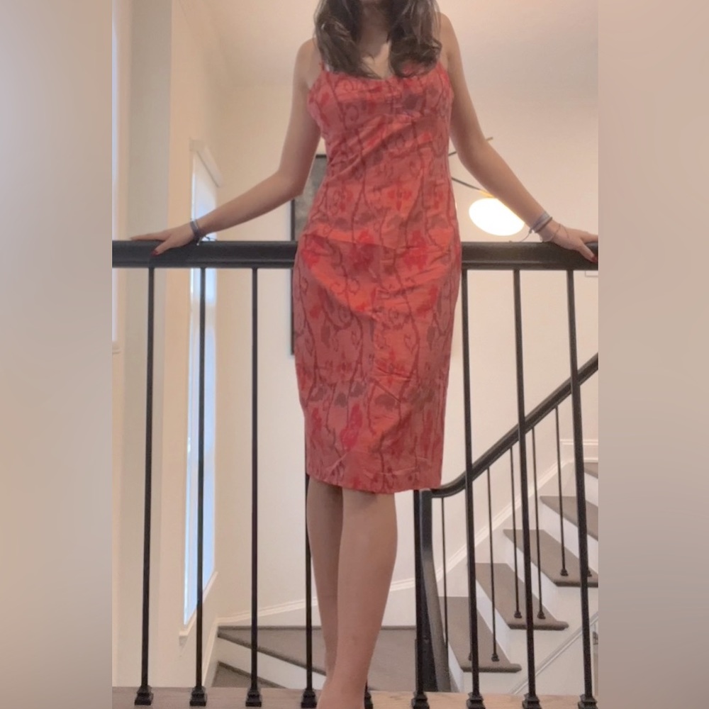 Chic red party dress